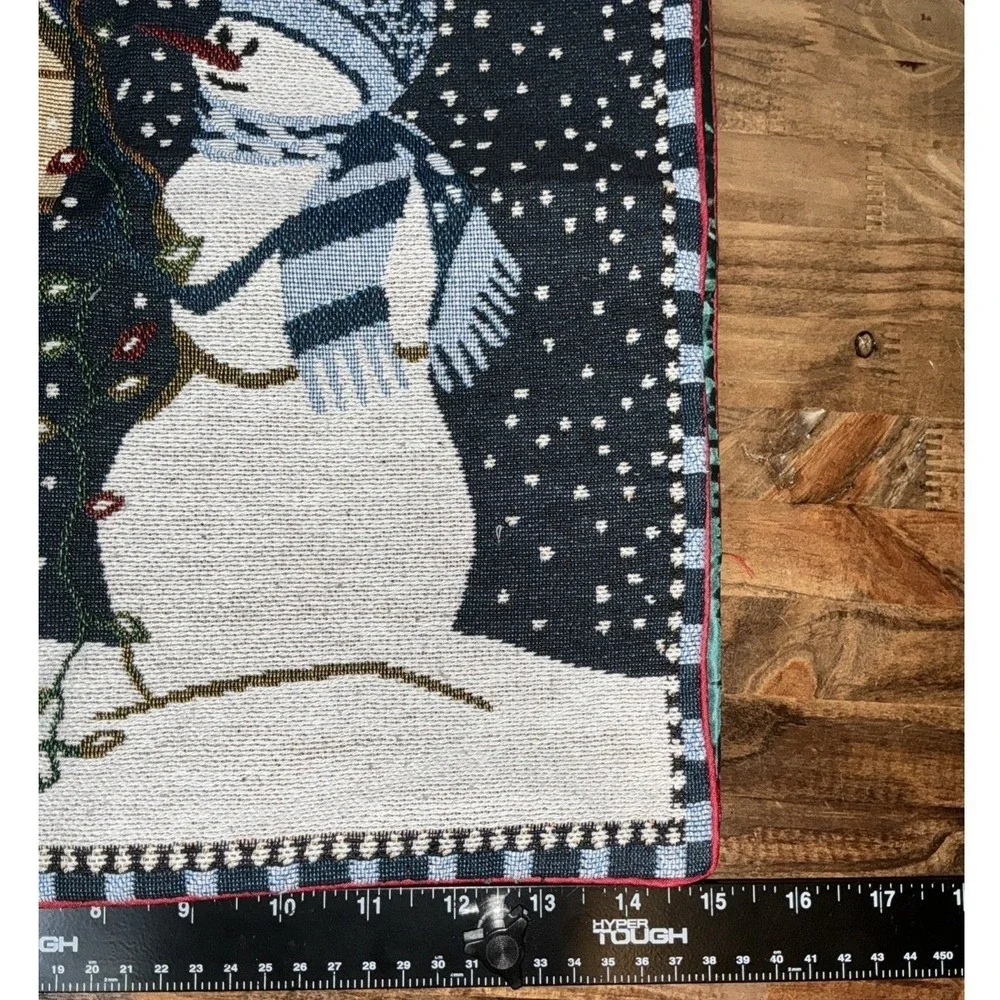 2 Christmas Tapestry Snowman & Birdhouse 15